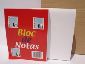 TACO NOTAS BLANCO 12X9.5 CM.