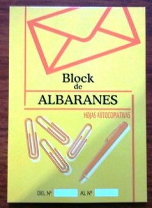 BLOCKS DE ALBARANES HOJAS AUTOCOPIATIVAS