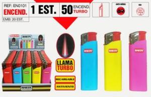 ENCENDEDOR MECHERO TURBO ANTIVIENTO EN0101