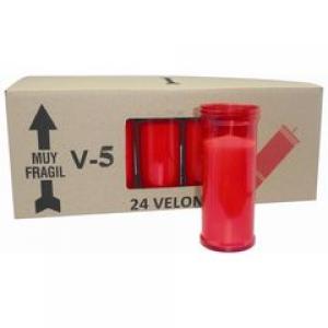 VELON ROJO 145X60 MM. 0642