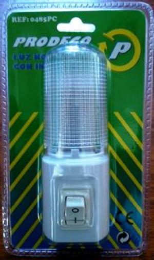 LUZ NOCTURNA LED CON INTERRUPTOR REF 485 EMERGENCI