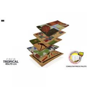 FELPUDO COCO TROPICAL 40X70 RECT.