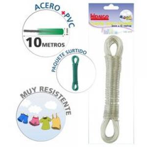 CUERDA PLAST. 10 METROS BLA. VERD.