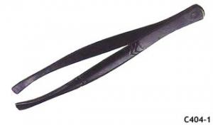 PINZA DEPILAR PAVONADA 8 CM.