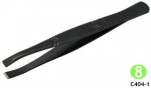 PINZA DEPILAR NEGRA 9 CM. BOCA CERRADA REF 1047