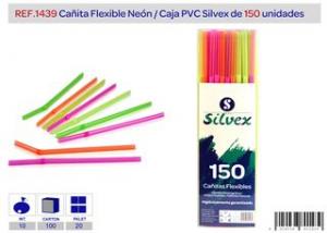 PAJITAS NEON REUTILIZABLES 20UDS REF 1439