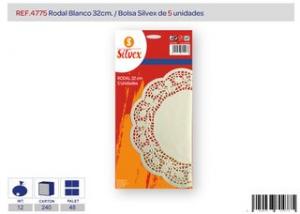 BLONDA REDONDA 32CM 5UDS 4775