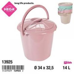 CUBO BASURA STAR REDONDO 14 LITROS 13925