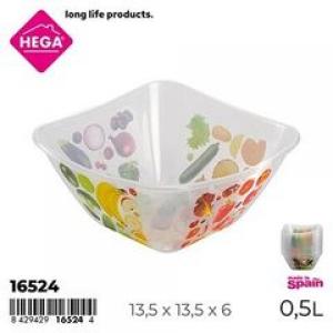 BOL TOKYO CUADRADO 0.5 L. IML FRUTAS Y VERD 16524