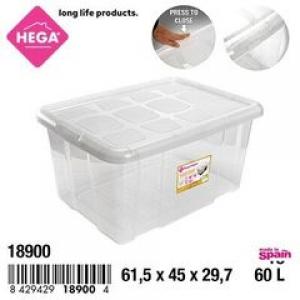 CAJA 60 LITROS NUMERO 18 CON CIERRES