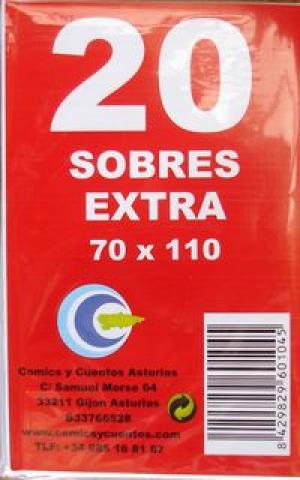 SOBRE TARJETERO 70X110 MM. 20 UNIDADES
