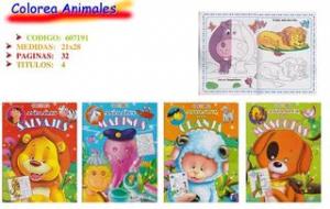 CUENTO PINTAR COLOREA ANIMALES