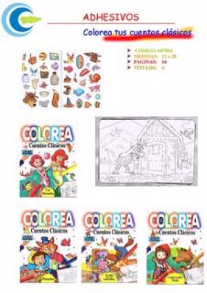 CUENTOS COLOREA Y PEGATINAS TUS CUENTOS CLASICOS