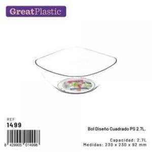BOL CUADRADO DISENO PS 2.7 LITROS -1499