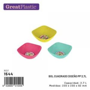BOL CUADRADO DISENO PS 2.7 LITROS -1544