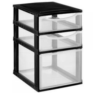 MODULAR 2 + 1 CAJON NEGRO 260X340X390 2115