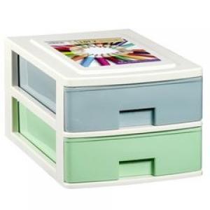 CAJONERA OFIC. 2 CAJONES 355X265X180 MULTIC. -2325