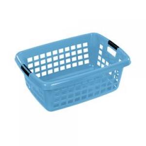 CESTO ROPA RECTANGULAR 70 LITROS AZUL 2503