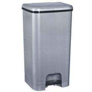 CUBO PEDAL CLASS 37 LITROS PLATA -3102