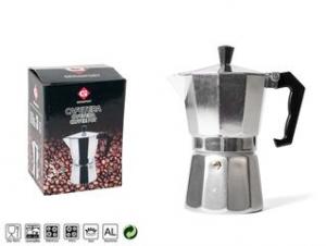 CAFETERA ALUMINIO 3 TAZAS 150 ML.