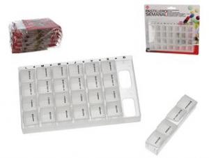 PASTILLERO SEMANAL X 28 PLASTICO