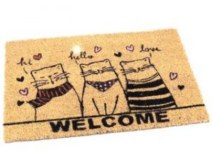 FELPUDO COCO 40X50 CM. HI HELLO LOVE