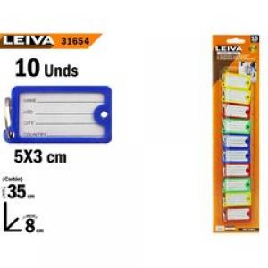 LLAVEROS ETIQUETEROS 10 UNIDADES 31654