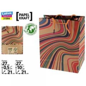 BOLSA PAPEL REGALO ASAS 21X27X10 CM. 31994