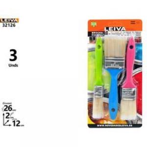 BROCHA PINTAR 3 UNIDADES 32126