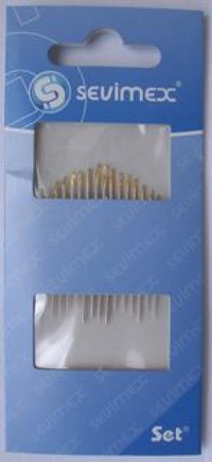 AGUJAS DE COSER ORO 16 UNIDADES SM174