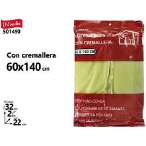 FUNDA GUARDARROPA CON CREMALLERA 60X140CM 501490