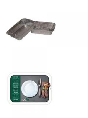 ENVASE ALU. C/TAPA 680CC. 6 CANELONES 100 UNIDADES