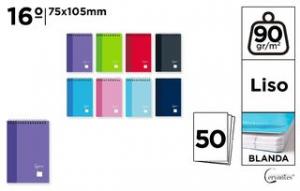 BLOCK 1/16 50 HOJAS LISO PB220