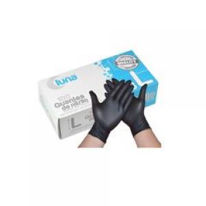 GUANTE NITRILO ALTA PROTECCION NEGRO TALLA L GR0N3