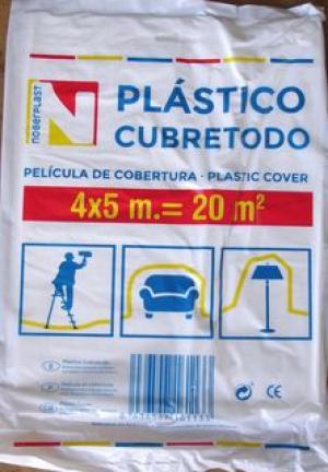 PLASTICO CUBRE TODO 4X5 METROS TRANSLUCIDO 150503