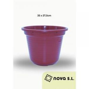 MACETA MARRON 35 CM.