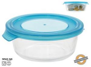 FIAMBRERA CRISTAL REDONDA 950 ML.