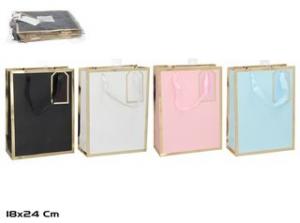 BOLSA REGALO 4STD 18X24X8 CM. 12 UNIDADES