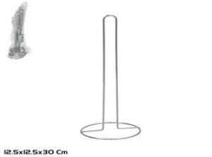 PORTARROLLOS METAL CARMEN 12.5X30 CM. METAL